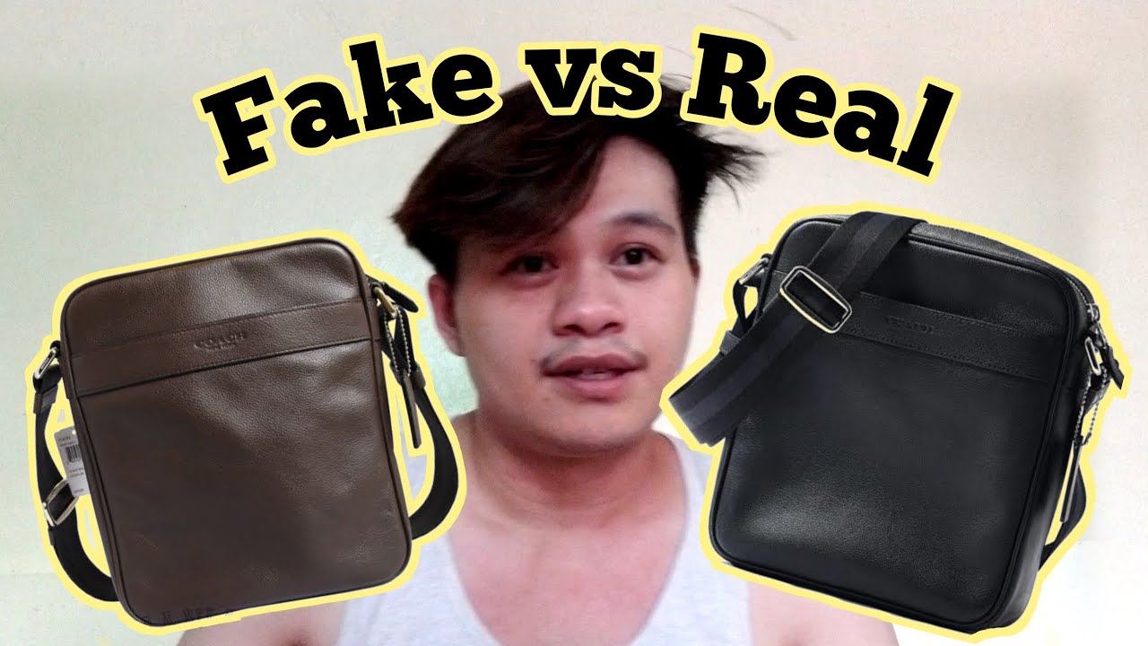 coach bag fake vs real