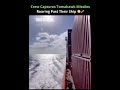 Viral Video Claims to Show Cruise Missiles Roaring Past Cargo Ship #cruisemissiles  #iran