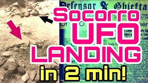 Arguably The Best Evidence of a UFO Landing | 1964 Socorro, New Mexico Eyewitness Physical Traces