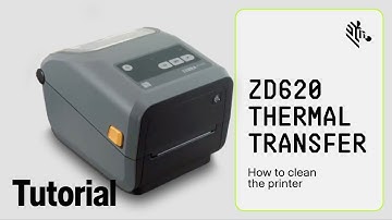 Zebra ZD620 Thermal Transfer Printer: How To Clean the Printer