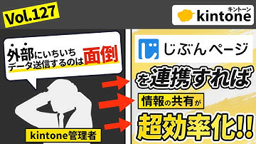 【超効率化】じぶんページとkintone連携で個別連絡が格段に減らせます【ライセンス取得もなし】Vol127