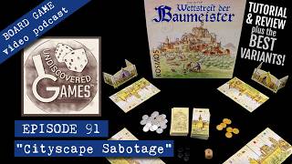 WETTSTREIT DER BAUMEISTER Board Game Review, How To Play Tutorial w/Variants, Auction Hidden Gem E91 screenshot 5
