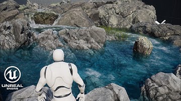 Unreal Engine 5 - Fluid Flux 2.0 Breaking Waves Demo: ( This is the Future of water in video Games )