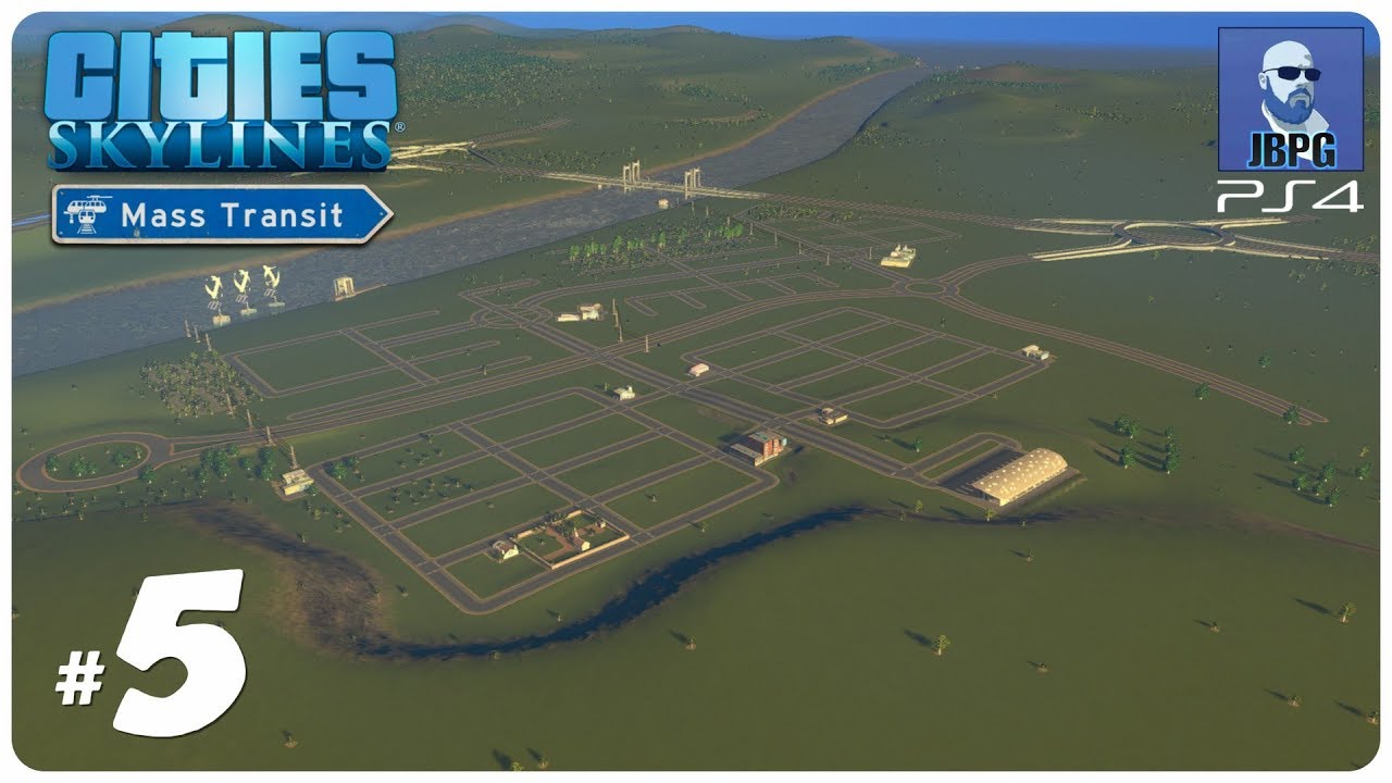 Cities: Skylines Mass Transit [PS4 Edition] - Part 5: The rebuild begins...