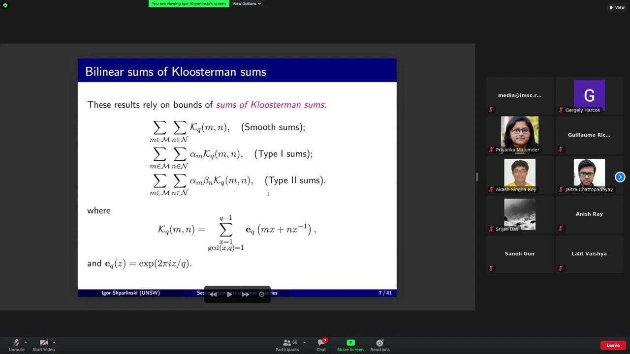 Correlation between Saliesum additive energy of modular roots & second ...