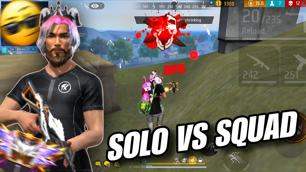 VISH PROS 16 KILLS | FOR GRANDMASTER IN SOLO VS SQUAD 😎🔥