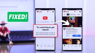 Fix - "Try searching to get started" on YouTube!