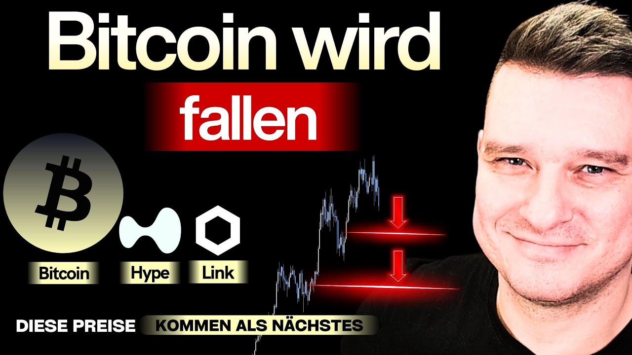 EILMELDUNG: Bitcoin unter EXTREMEN Druck | Meine Preisziele inklusive  Chainlink & Hyperliquid