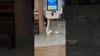 Self-Service Ordering Kiosk Receipt Printing Mishap