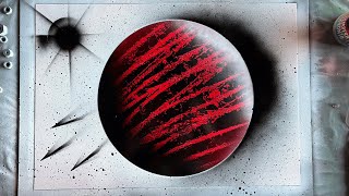 ASMR - Spray Paint Art - Negative Planet by Zani Art 583 views 1 month ago 8 minutes, 44 seconds