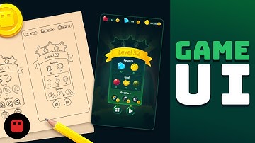 Game UI design workflow | How to draw | Game UI - Fruit Salad game art E06