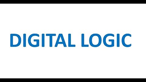 03. Digital Logic :  Switches Introduction on/off
