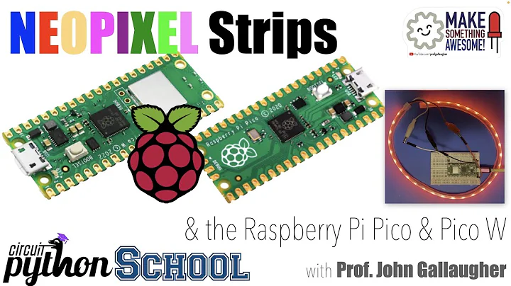 [NEWER VERSION LINKED IN DESC] NeoPixel LED Strip on the Raspberry Pi Pico & Pico W w/ CircuitPython