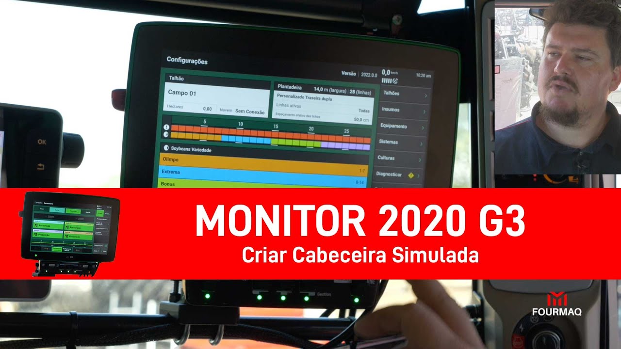 Monitor 2020 G3 - Criar Cabeceira Simulada - Plantadeira Momentum 24f