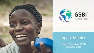 Module 3.3: Impact Measurement
