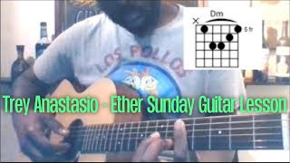 Trey Anastasio - Ether Sunday Fingerstyle Guitar Lesson + Tutorial