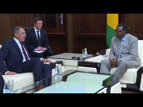 С Президентом Намибии, Виндхук, 5 марта 2018 г.