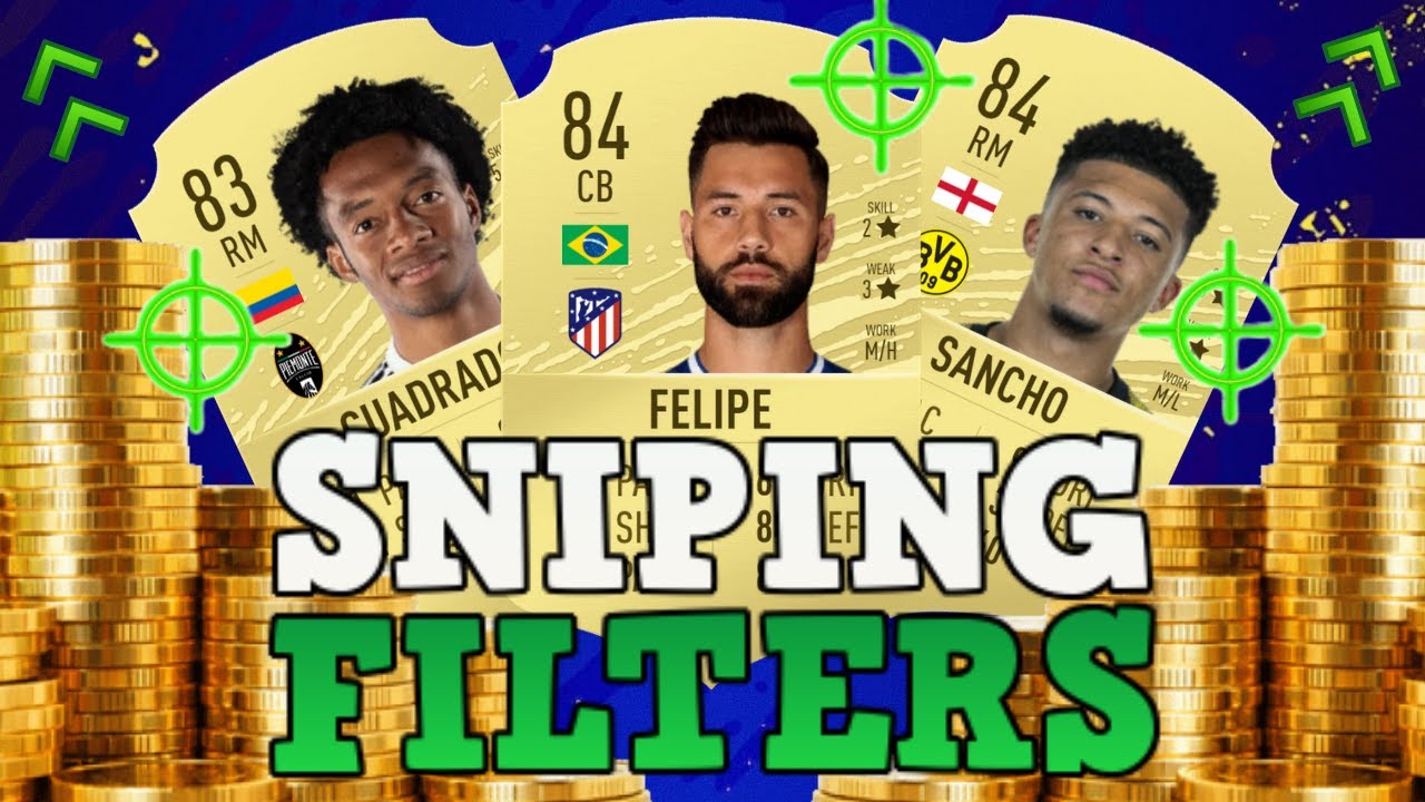 FIFA 20 BEST SNIPING FILTERS! MAKE OVER 2K COINS PER CARD! BEST PLAYERS
