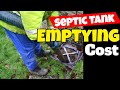 septic tank emptying cost
