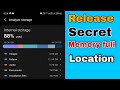 Secret Memory Full Location in your smartphone