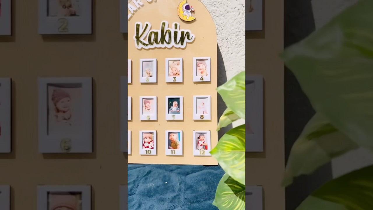 Custom Baby Photo Board | Dm to order now +91 9831572891✨🌸