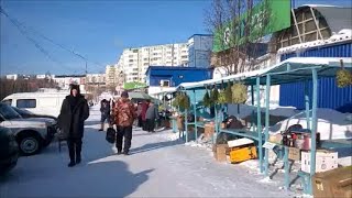 2023-02-11 По просьбам подписчиков - Солнечная-9, ТЦ Инва, торговые ряды, Энергетик, Братск