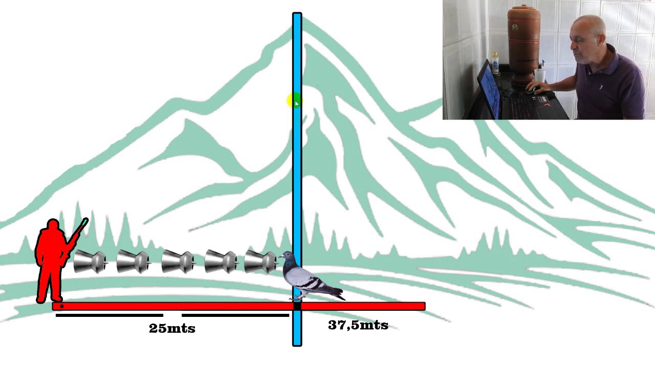 TIRO INCLINADO - PORQUE SE ERRA TANTO NESTA MODALIDADE -   BALISTICA EXTERNA NAS ARMAS DE PRESSÃO