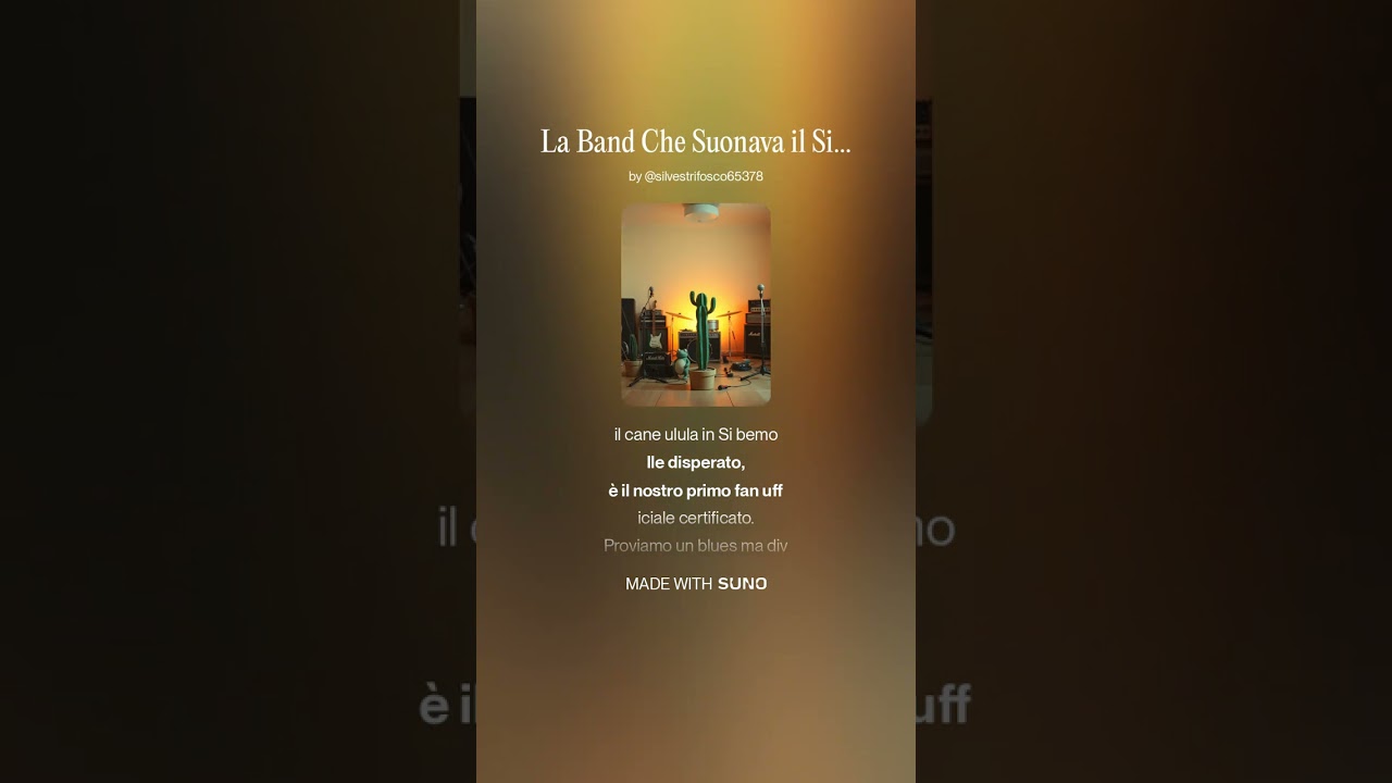 La Band Che Suonava il Silenzio Stonato Rock Incompetente ma Felice 1