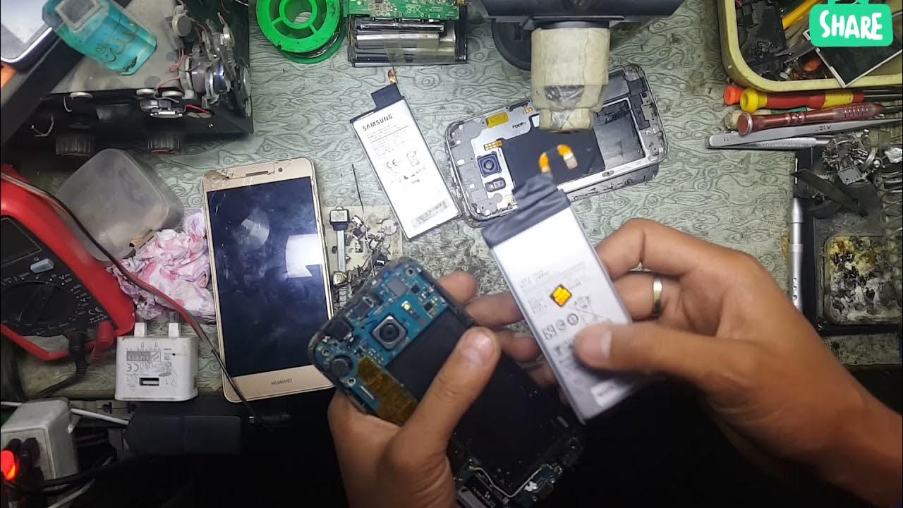 How to replace battery Samsung Galaxy S6 Edge battery replacement battery salution YouTube