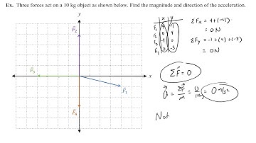 Net Force & Free Body Diagrams