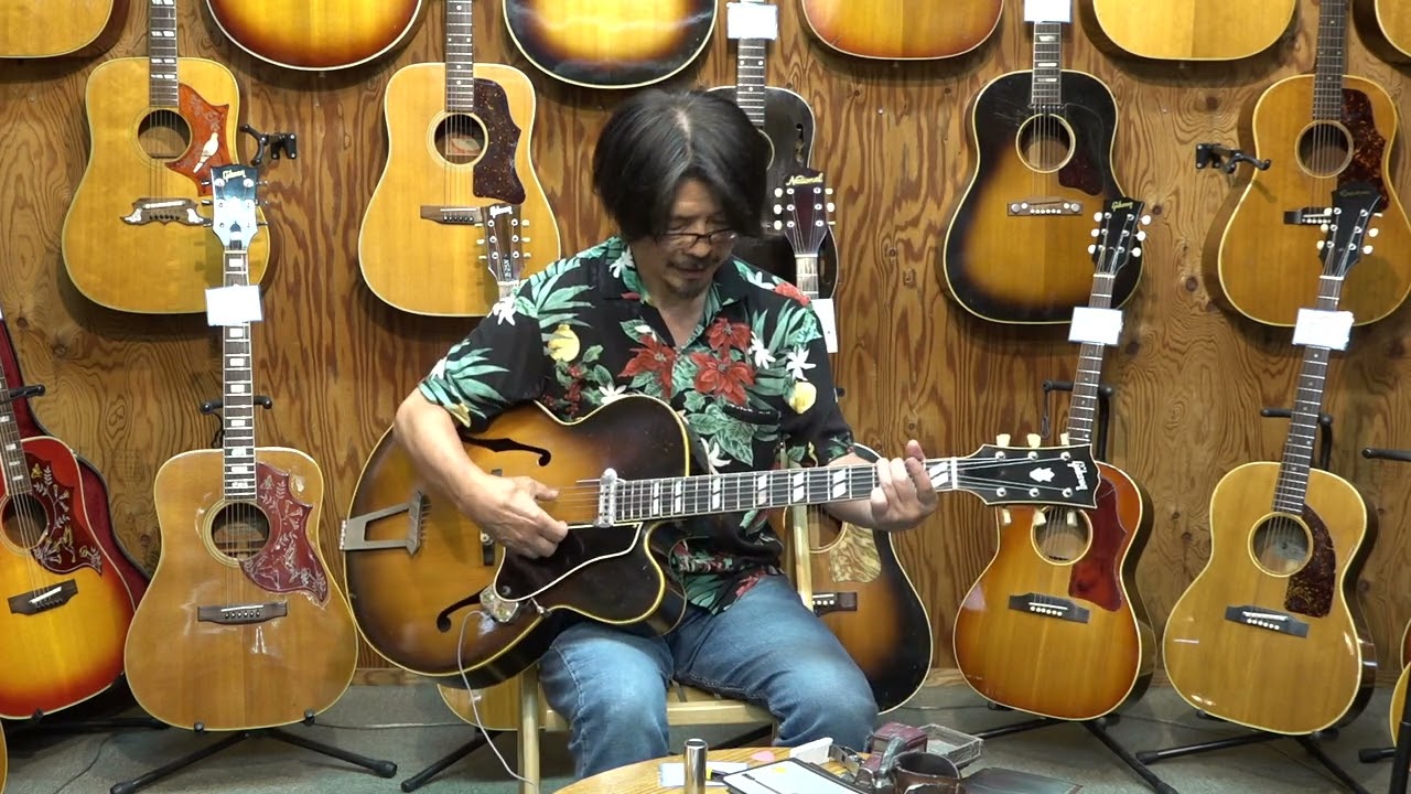GIBSON L 7C 1956 DeArmond - YouTube