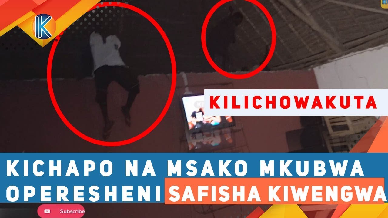 KICHAPO NA MSAKO MKUBWA WATEMBEA OPERESHENI SAFISHA KIWENGWA