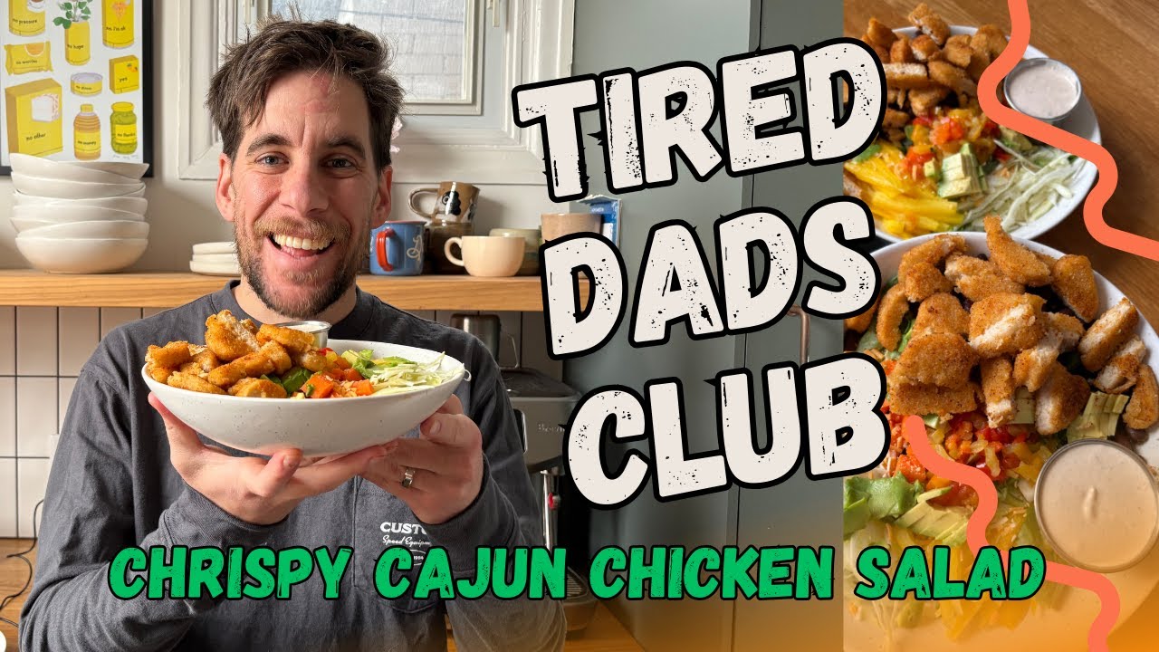 Ultra Crispy Cajun Chicken Salad (Better Than Takeout!)