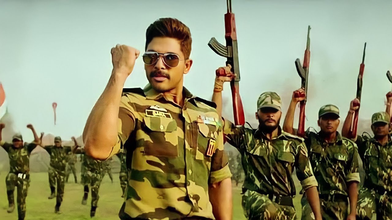 Feeling proud Indian Army full top famous song Allu Arjun best of Army