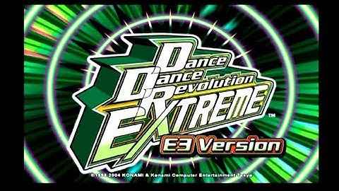 Dance Dance Revolution Extreme PS2 E3 Build