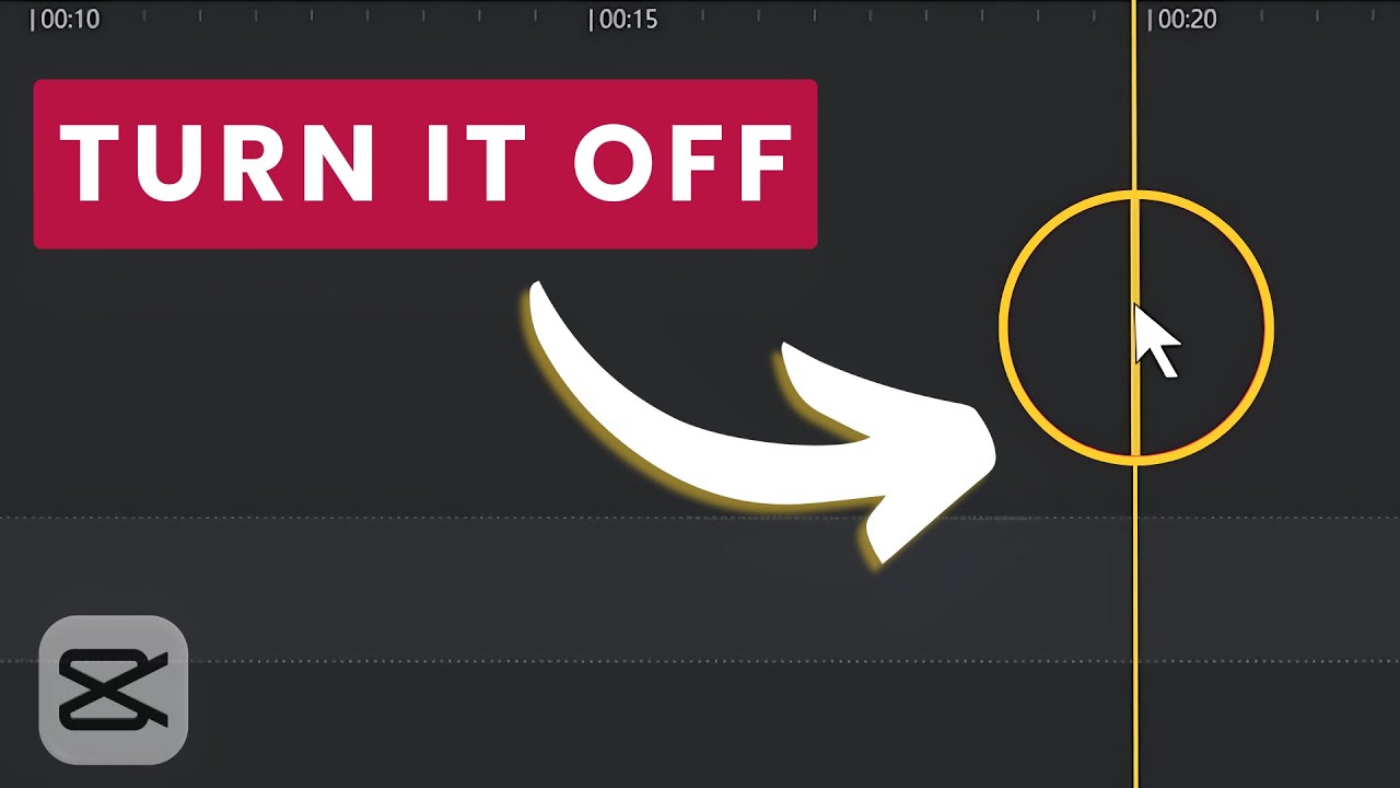 How To TURN OFF The YELLOW LINE In CapCut PC