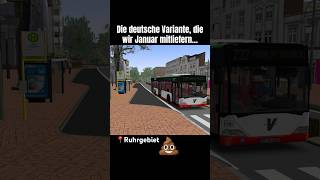 Die deutsche Variante, die wir Januar mitliefern… #omsi2 #ruhrgebiet #bus
