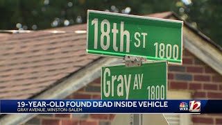 Winston-Salem teen found shot dead inside car, death investigation underway