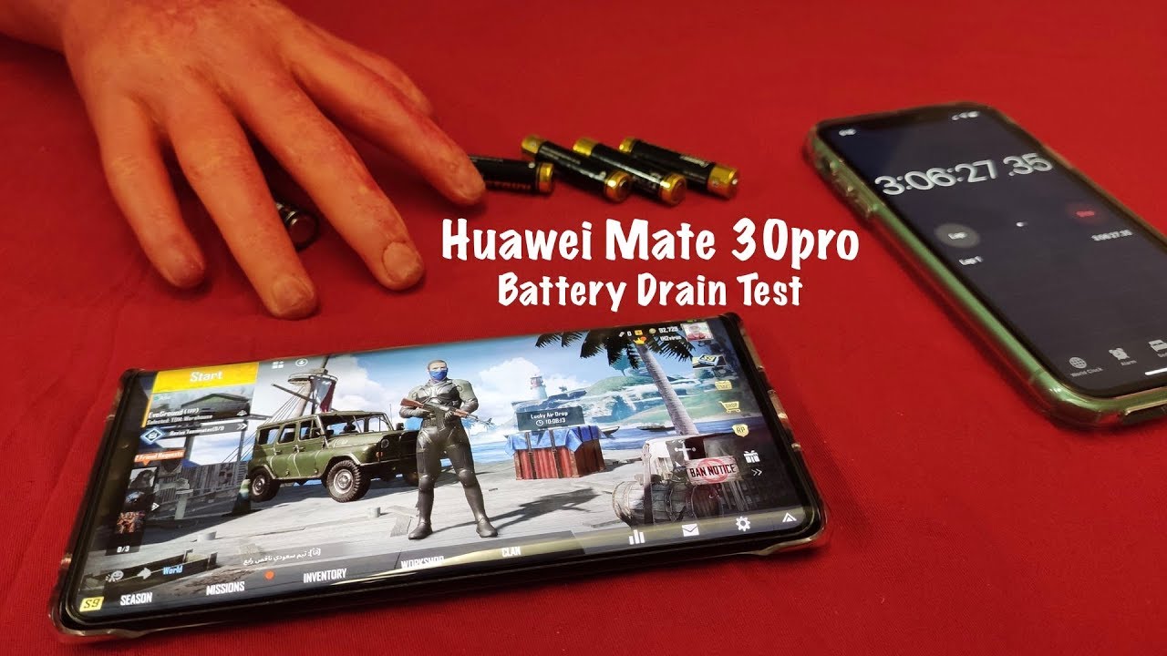 Huawei Mate 30pro Battery Drain Test YouTube