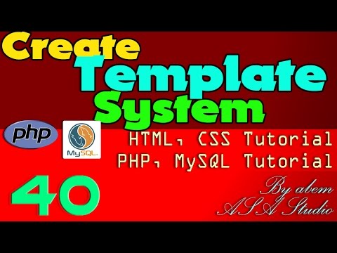 Create Template System, 40, Frame Insert Value Into Database, PHP, MySQL, CSS Tutorial Series