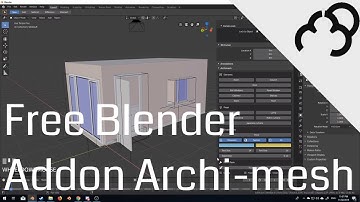 Blender 2.8 - ArchiMesh Add-on - Architectural Visualization
