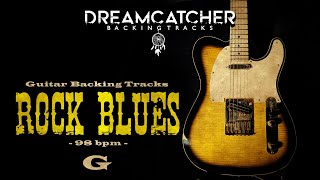 Guitar Backing Tracks - Rock Blues in G  - 98 bpm
