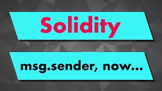 Solidity Tutorial: Built-in Variables (msg.sender, msg.value...)