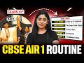 Class 10th Toppers Routine to Score 95% 🔥- AIR 1 Plan Revealed | Samridhi Sharma