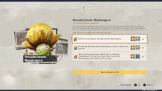 Local Legend - Hexadecatonic Mandragora - All 3 Challenges - Genshin Impact