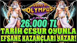 GATES OF OLYMPUS⚡ HIRS YAPTIK RİSKLİ OYNADIK !!! | 26.000 TL KOYDUK!!!!⚡SLOT OYUNLARI Big Win