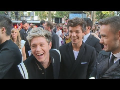 ONE DIRECTION WORLD PREMIERE: Niall Horan, Liam Payne and Louis Tomlinson are fun on the red carpet