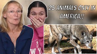 British Mum Reacts to 25 U.S. Animals You Won't Find Anywhere Else