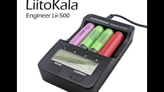 Liitokala Lii 500 зарядное устройство 15$.Распаковка.