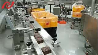 Bakery Packing Line Biscuit Bread Cake Food Bag Packaging Machine Sorting Pillow Type Packing Line